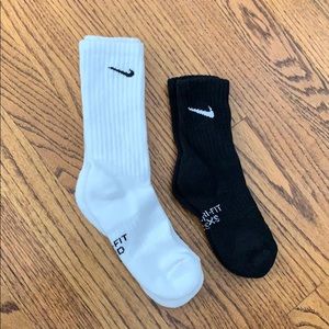 Kids white nike socks bundle stretch